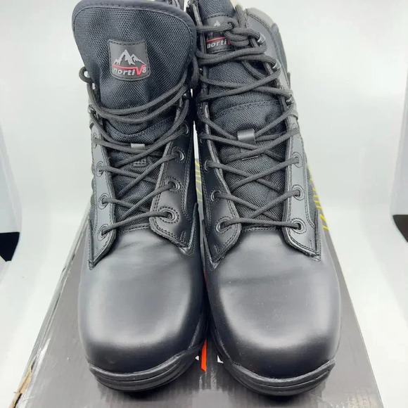 Nortiv 8 Desert-W Mens Hiking Combat Ankle Boots Military Tactical Black Size 12 - Picture 9 of 10
